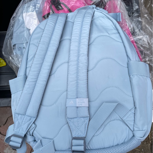 Adidas® Women's VFA Backpack w/ 15-Inch Laptop Sleeve Wonder Blue Adidas OG NEW! - Picture 10 of 10